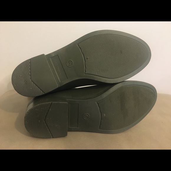 Olive green Capellini Chelsea Ankle rain boots - Picture 3 of 4